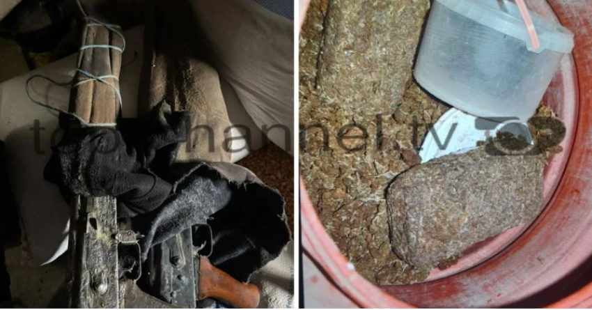 kontroll blic ne lokalin dhe banesen e te riut zbulohet arsenal armesh dhe droge ne fier 695d647619318