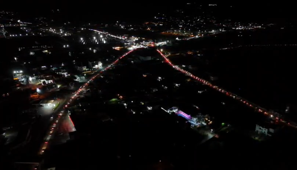 pamjet me dron radhe kilometrike nga librazhdi ne elbasan qindra automjete mbeten te bllokuara 695aa66332500