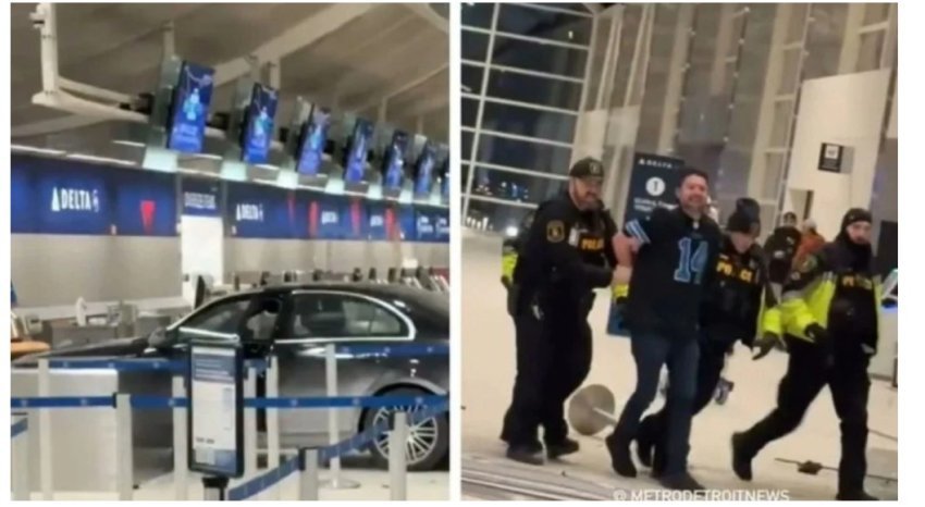 Panik në Detroit, makina nuk ndalet dhe përfundon në sportelet e aeroportit, lëndohen 6 persona 3 panik ne detroit makina nuk ndalet dhe perfundon ne sportelet e aeroportit lendohen 6 persona 697478333498a