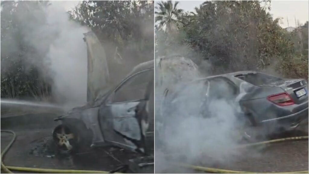 panik ne tirane makina perfshihet nga flaket ne ecje nuk raportohet per te lenduar 6977a76a0538c