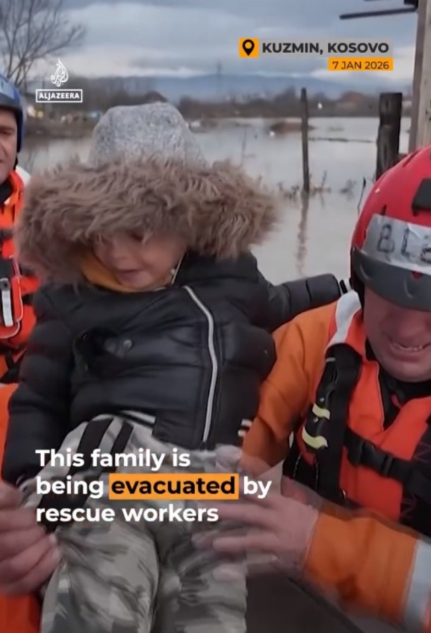 Përmbytjet në Kosovë, Al Jazeera publikon pamjet: Nis evakuimi i qytetarëve nga banesat e fundosura 1 permbytjet ne kosove al jazeera publikon pamjet nis evakuimi i qytetareve nga banesat e fundosura 695eefa07b650