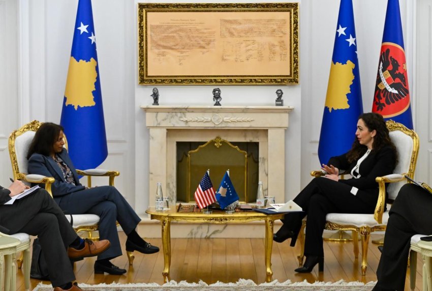 presidentja osmani priti ne takim te ngarkuaren me pune te shba ve anu prattipati 6969273f69810