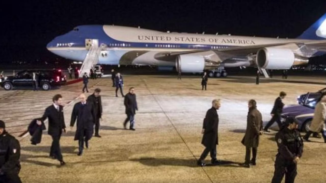 probleme teknike ne aeroplanin e presidentit donald trump air force one i nisur per davos detyrohet te kthehet mbrapsht 6970857fe6a18