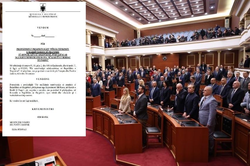 Qeveria miraton aderimin e Shqipërisë në Bordin e Paqes, zbardhet marrëveshja që pritet të votohet nesër në Kuvend 3 qeveria miraton aderimin e shqiperise ne bordin e paqes zbardhet marreveshja qe pritet te votohet neser ne kuvend 69716443e47f3