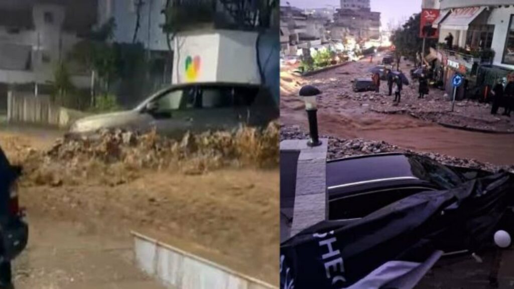 reshjet e dendura te shiut situata ne gjirokaster kritike permbyten banesa e biznese uji merr para makinat 695d9dc362c50