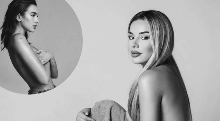 tayna e vetmja artiste shqiptare e permendur ne nje interviste nderkombetare per dua lipen 697aa75c61ea0