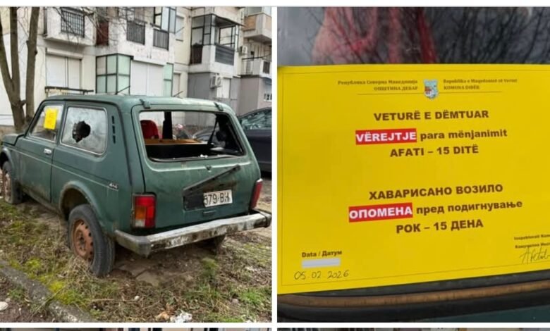 komuna e dibres me aksion per largimin e automjeteve te demtuara nga hapesirat publike 698514a3c3572