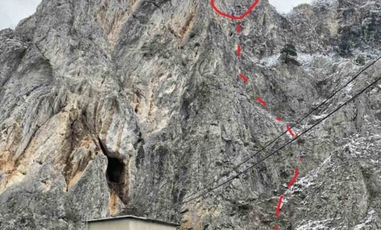 mbyllet shtegu i matkes per shkak te rrezikut nga rreshqitja e shkembinjve 69a16ce3296da