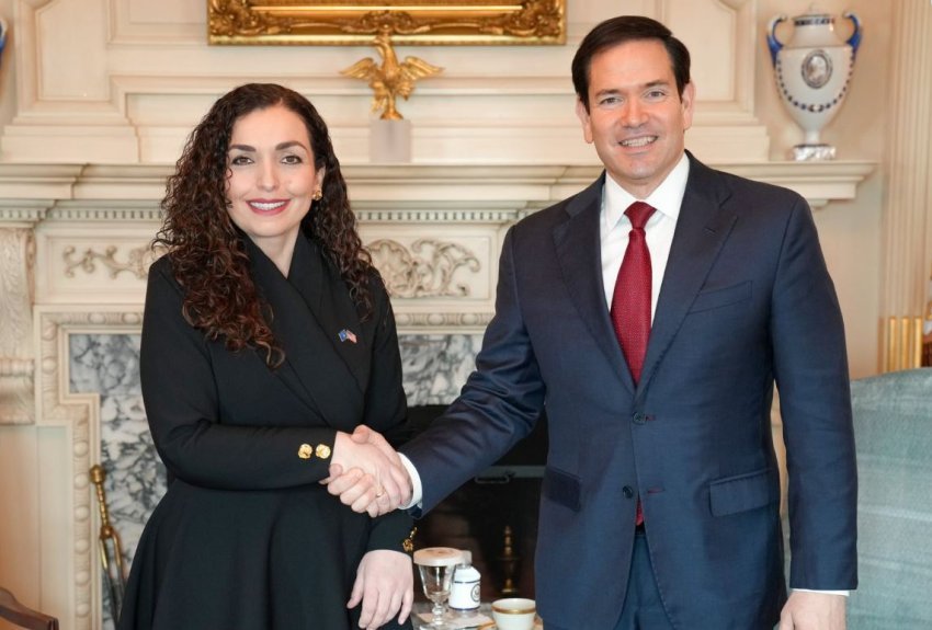 presidentja vjosa osmani takon sekretarin e shtetit te shba se marco rubio ne 18 vjetorin e marredhenieve diplomatike 6998b3b2c9b48