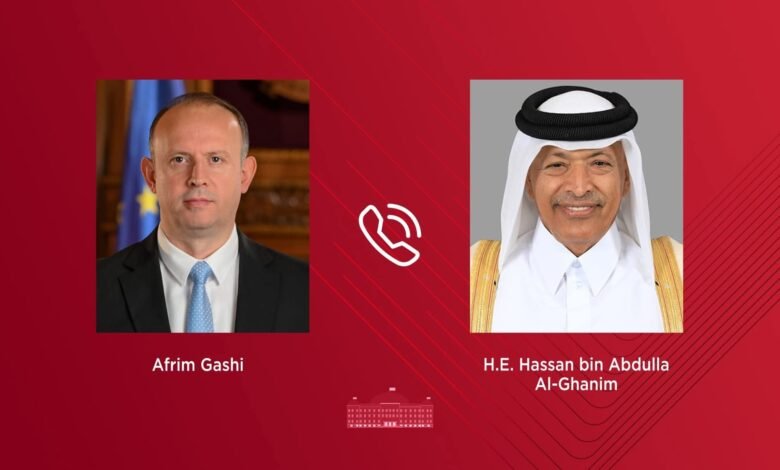 gashi bisede telefonike me homologun nga katari shprehim solidaritet pas sulmeve te fundit 69aca2c27119f