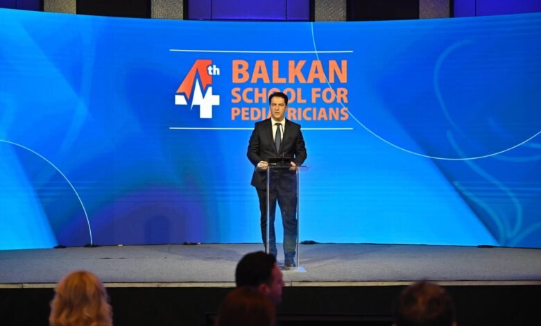 Sali në hapjen e Shkollës së 4 të Ballkanike të Pediatrisë  Bashkëpunimi rajonal thelbësor për shëndetin e fëmijëve