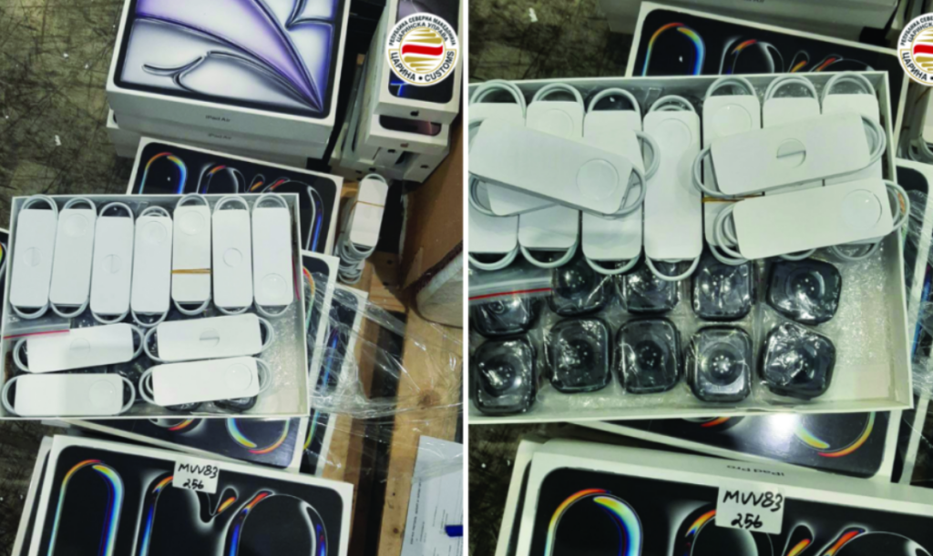 drejtoria e doganave sekuestrohen ore te shtrenjta apple zevendesohen me kopje origjinalet perfundojne ne shitje 69e3754e5fa1b