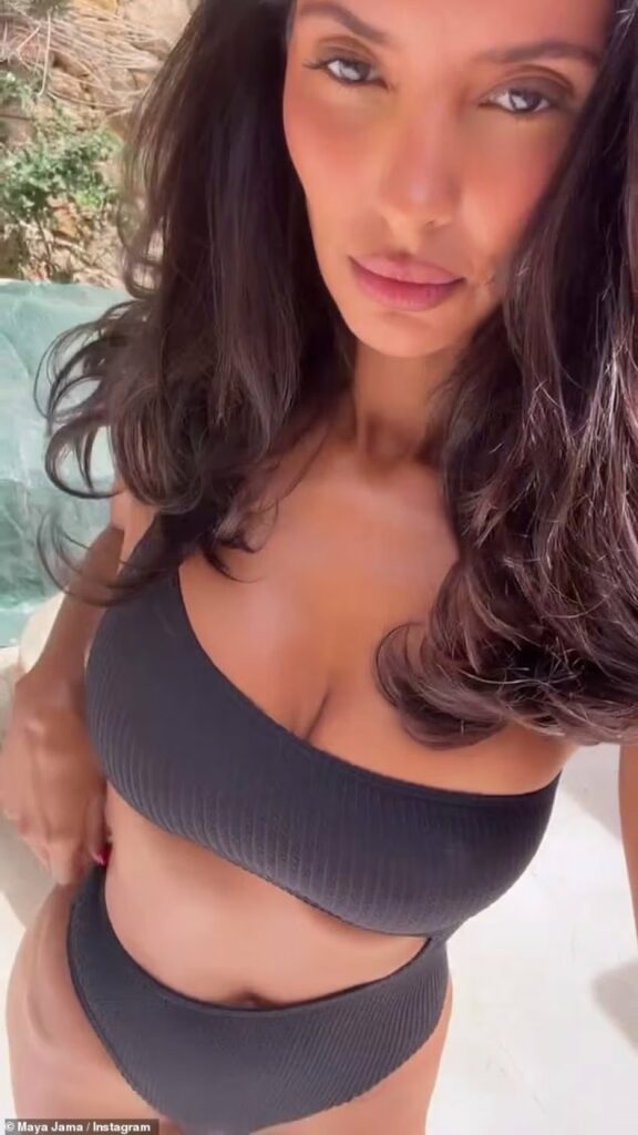 maya jama shkelqen me bikini te zeze ne pushimet ne itali 69f25f22a3a2a