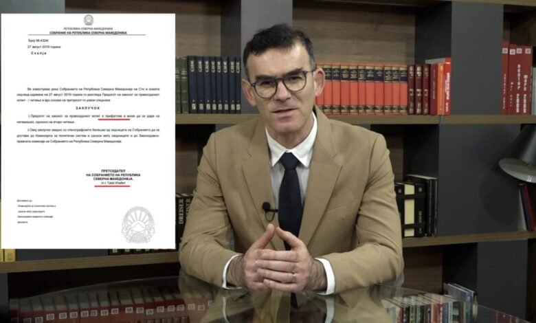 talat xhaferi ka dhene pelqimin per ligjin qe perjashton gjuhen shqipe nga provimi i jurisprudences 69e357e265357