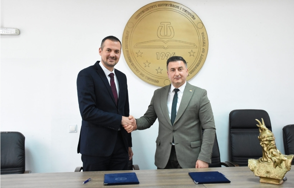 universiteti i tetoves dhe universiteti fehmi agani nga gjakova nenshkruan marreveshje bashkepunimi 69ea613793e36