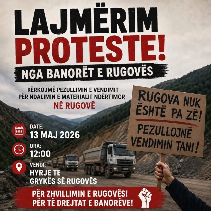 Vendimi për ndalimin e ndërtimeve, nesër protestojnë banorët e Rugovës 3 vendimi per ndalimin e ndertimeve neser protestojne banoret e rugoves 6a039caa961dd