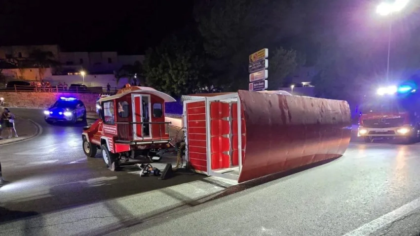 Aksident në Spanjë: Përmbyset vagon i trenit turistik, 17 të lënduar 3 aksident ne spanje permbyset vagon i trenit turistik 17 te lenduar 6a2eb23398a73