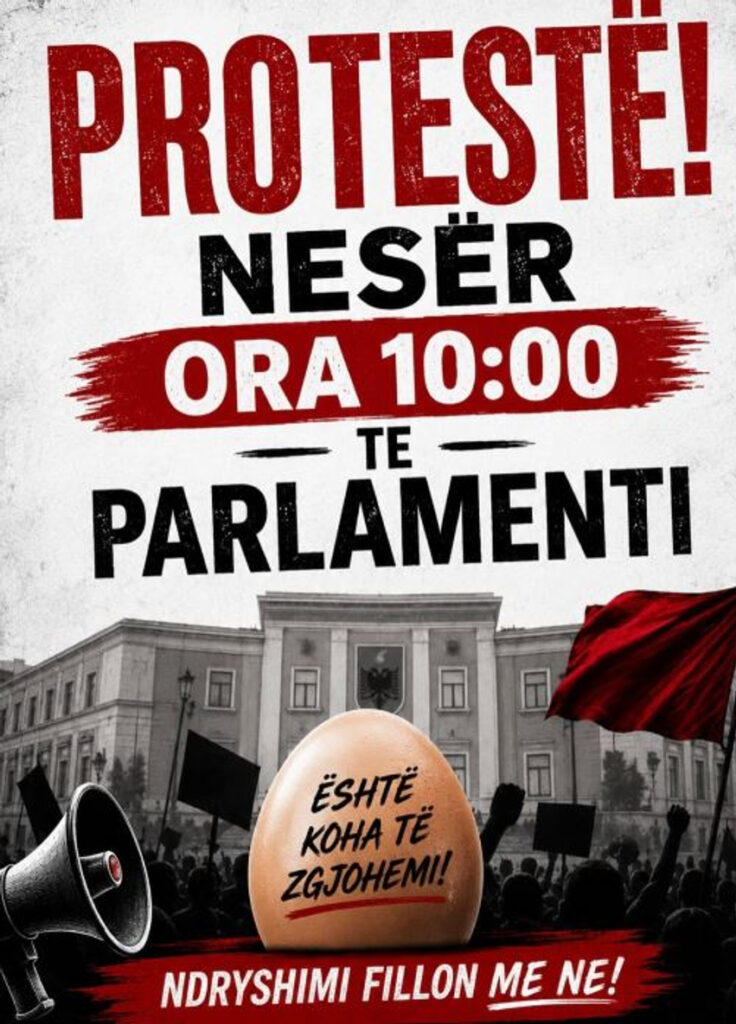 ndryshimi fillon me ne sot proteste ne oren 1000 para parlamentit eshte koha te zgjohemi 6a43595320405