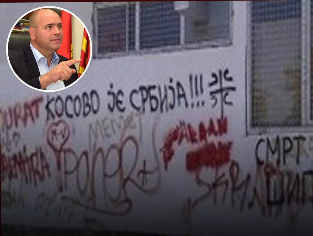 dimitrievski reagon per grafitin uck tek srpski vez por kurre nuk reagoi per grafitet mrtov shqiptar dobar shqiptar 6a689ccd25b72