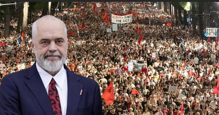 intellinews jehone protestave ne shqiperi revolucioni flamingo kalon kufijte mijera qytetare kerkojne largimin e rames 6a51f625bf19a
