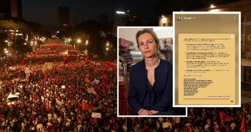 “Mbështesim protestat, ndalni dhunën ndaj qytetarëve”/ Lea Ypi ndan letrën e hapur të Diasporës Shqiptare për revoltën kundër Ramës 4 mbeshtesim protestat ndalni dhunen ndaj qytetareve lea ypi ndan letren e hapur te diaspores shqiptare per revolten kunder rames 6a492bef9f706