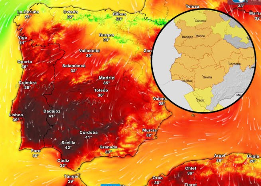 Spanja përgatitet për valë të nxehti: deri në 44 gradë Celsius para se të mbarojë e marta 1 spanja pergatitet per vale te nxehti deri ne 44 grade celsius para se te mbaroje e marta 6a4a7ddf1c558