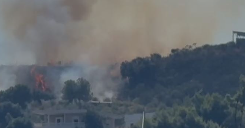 Vlorë/ Zjarr në lagjen ’15 Tetori’, flakët përfshijnë një hapësirë me pisha e shkurre 1 vlore zjarr ne lagjen 15 tetori flaket perfshijne nje hapesire me pisha e shkurre 6a55ea7129547
