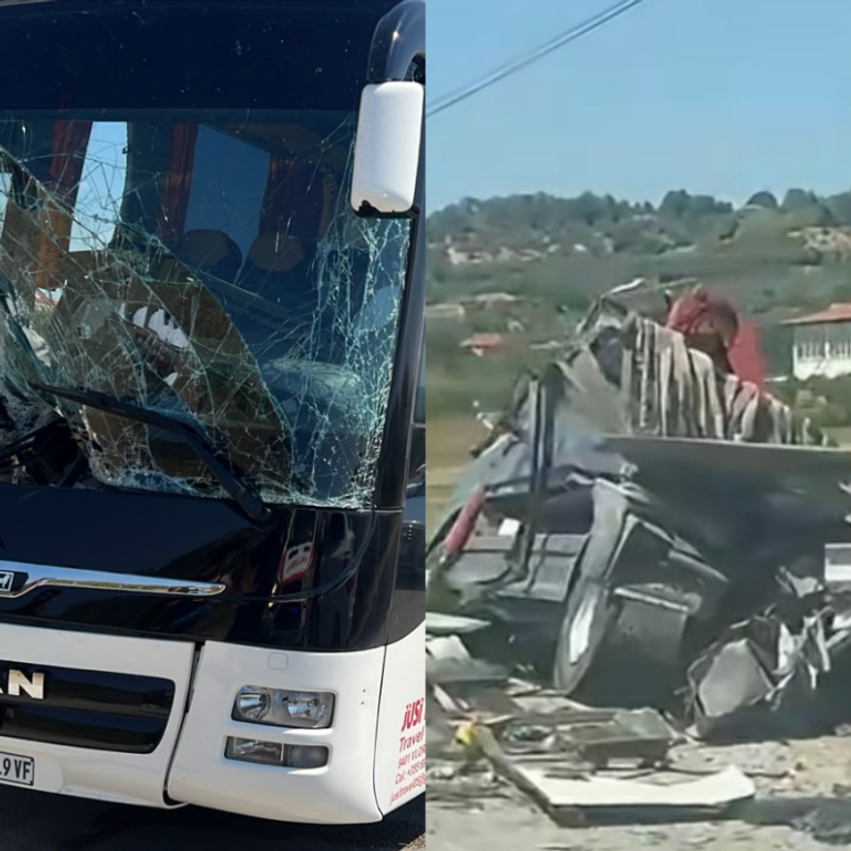 aksident ne aksin elbasan peqin kamioncina perplaset me autobusin raportohet per deme materiale 6a7b0cb03f2a6