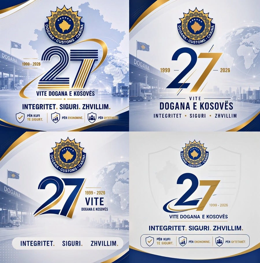 dogana e kosoves kerkon mendimin e qytetareve per dizajnin e 27 vjetorit te themelimit 6a72eaf36d875