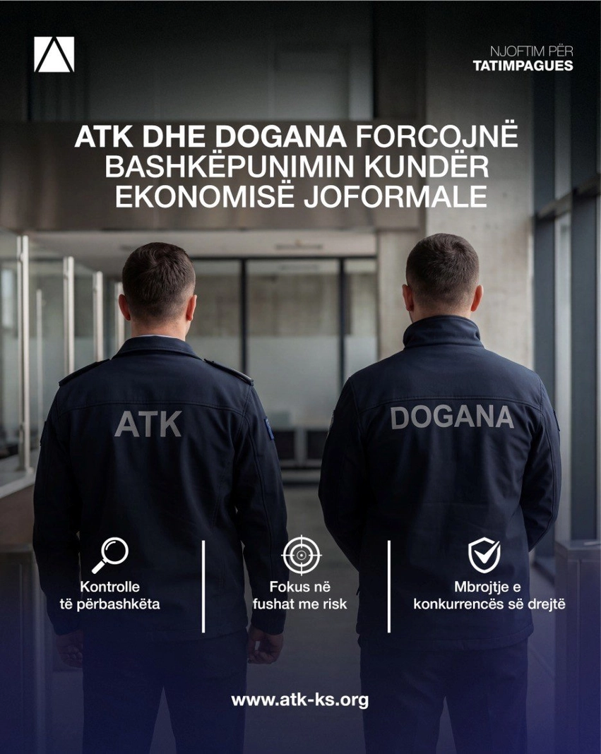 1.6 milionë euro shmangie të evidentuara, ATK dhe Dogana rrisin kontrollet kundër ekonomisë joformale 1 1 6 milione euro shmangie te evidentuara atk dhe dogana rrisin kontrollet kunder ekonomise joformale 6a9ab03495c51