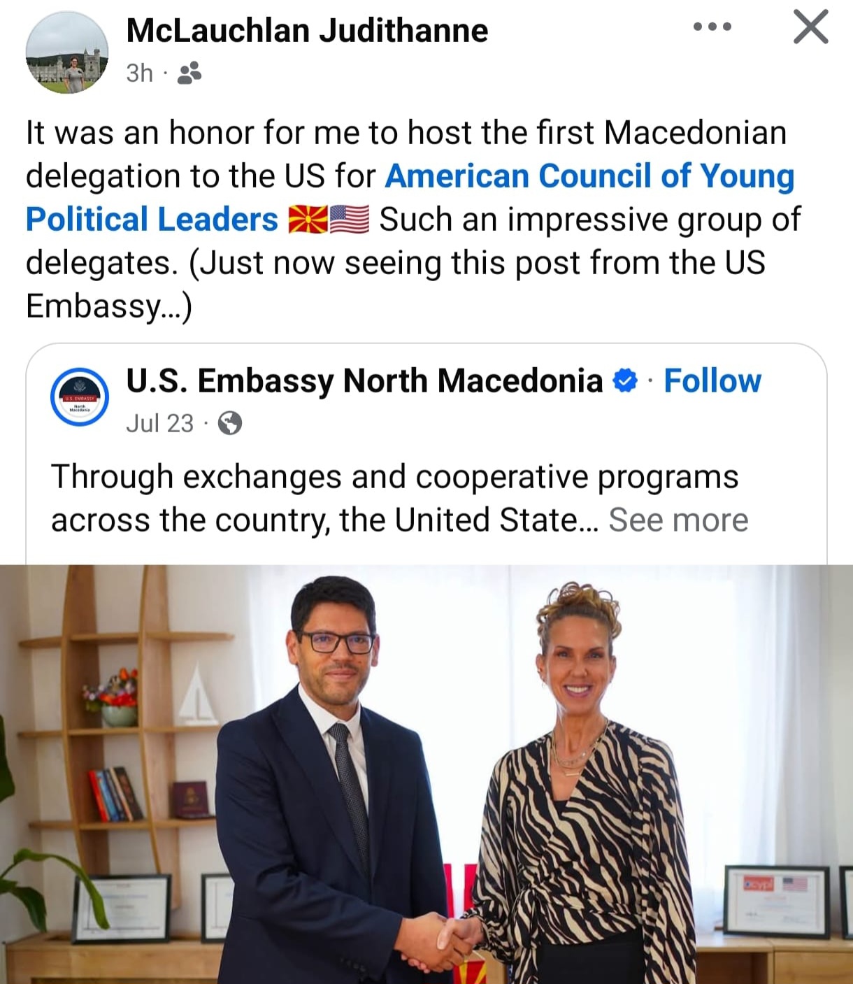 SHBA-ja nxjerr në pah Agon Feratin, akademikja që ka këshilluar president amerikan e shpërndan: Çfarë fshihet pas një fotografie? 2 IMG 20260909 WA00001
