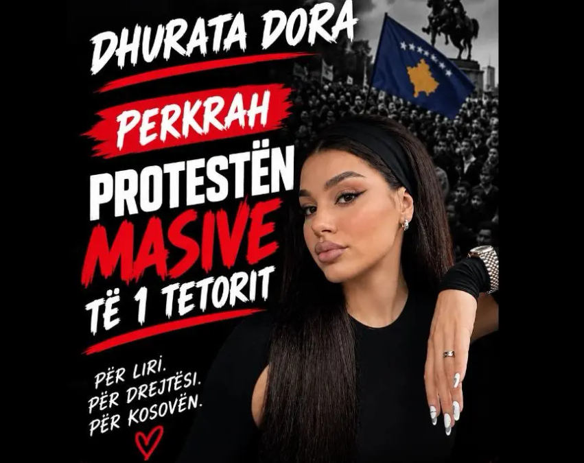 jo ne emrin tim dhurata dora mbeshtet protesten e 1 tetorit 6abbc37e38bb5