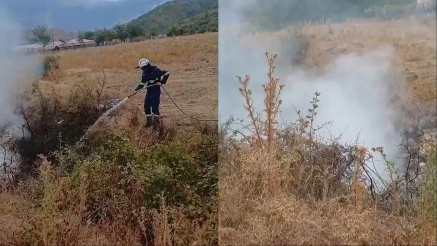 Zjarri përfshin shkurret pranë Taroninës në Gjirokastër, ndërhyrja e shpejtë e zjarrfikësve parandalon përhapjen 3 zjarri perfshin shkurret prane taronines ne gjirokaster nderhyrja e shpejte e zjarrfikesve parandalon perhapjen 6aa558cfa1be6