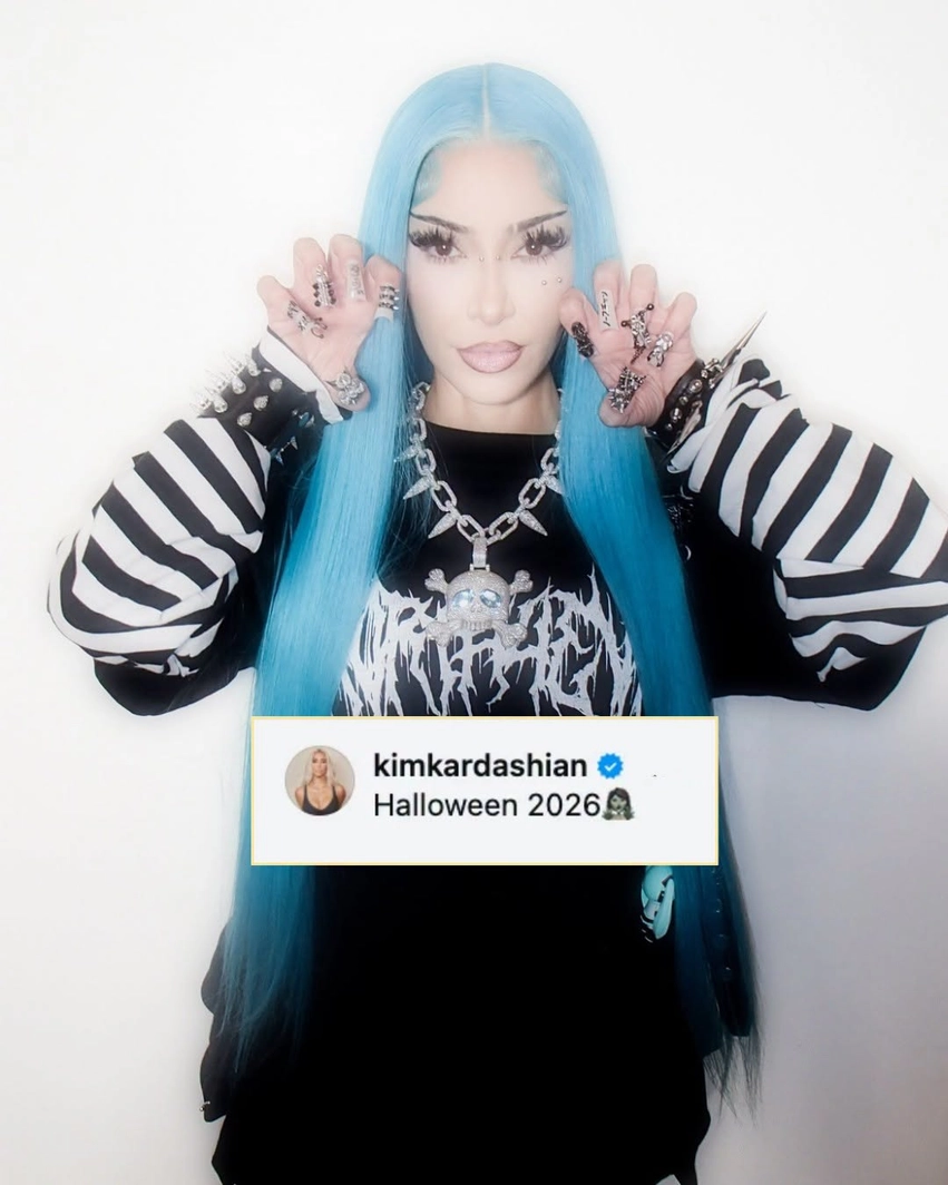 kim kardashian imiton vajzen e saj 13 vjecare per halloween 6ad7af314b1b2