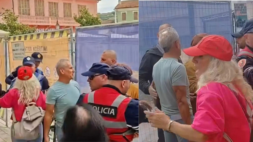 kundershtojne muzeun hebraik ne vlore tensione dhe perplasje fizike mes policise e protestuesve 6acab35016748
