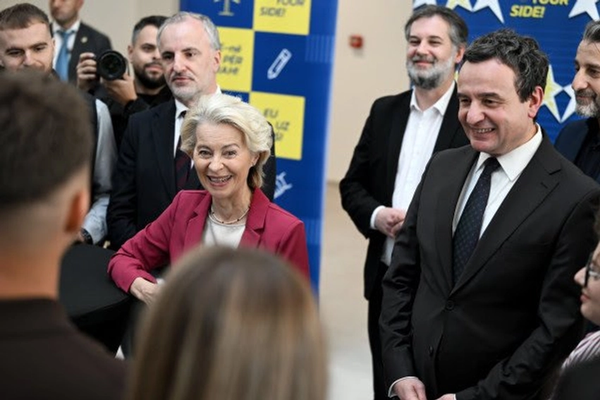 kurti dhe von der leyen vizituan objektin e ri te fshmn se investimi afer 18 milione euro 6abf61f484f8e