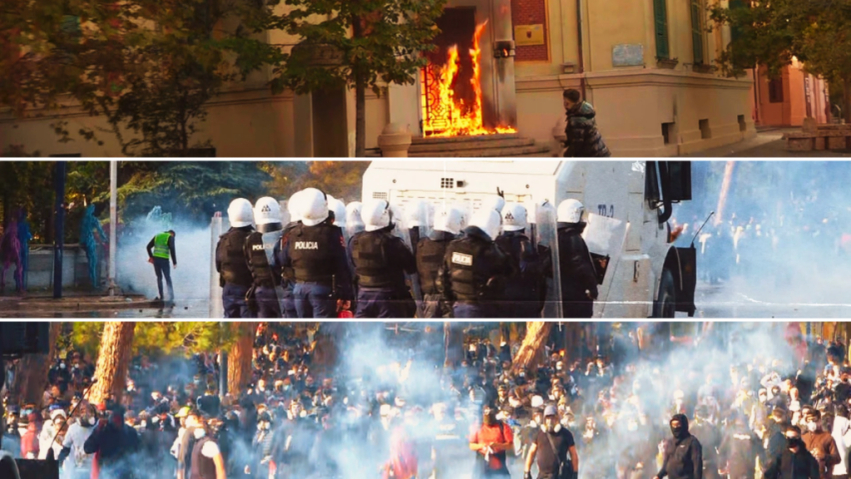 perditesimi i fundit 15 te lenduar gjate protestes ne tirane 6adcf49d52102
